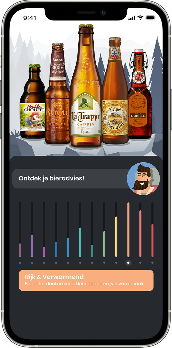 Scover-app: smaakprofiel samenstellen